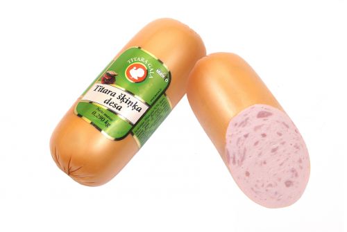 Turkey ham′s boiled sausages